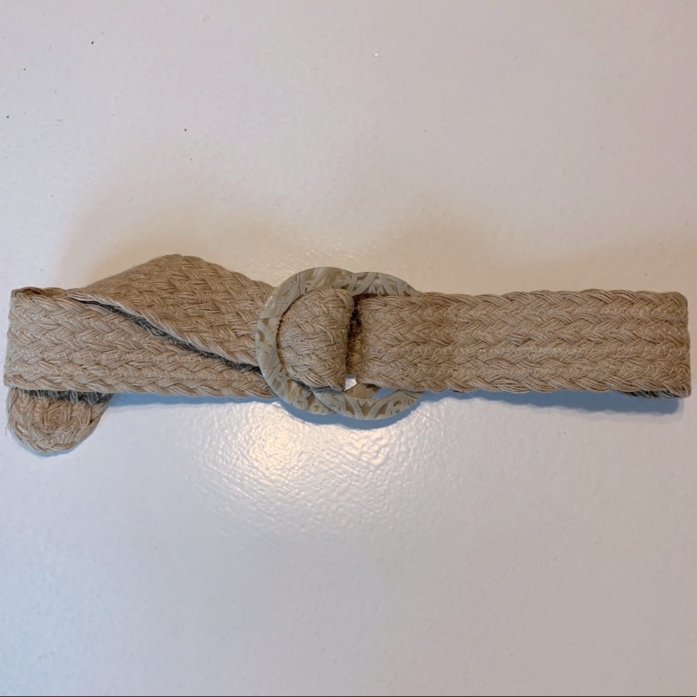 Carved Natural fiber belt